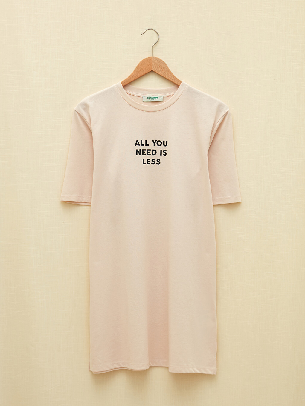 Crew Neck Printed Short Sleeve Women's Tunic-5