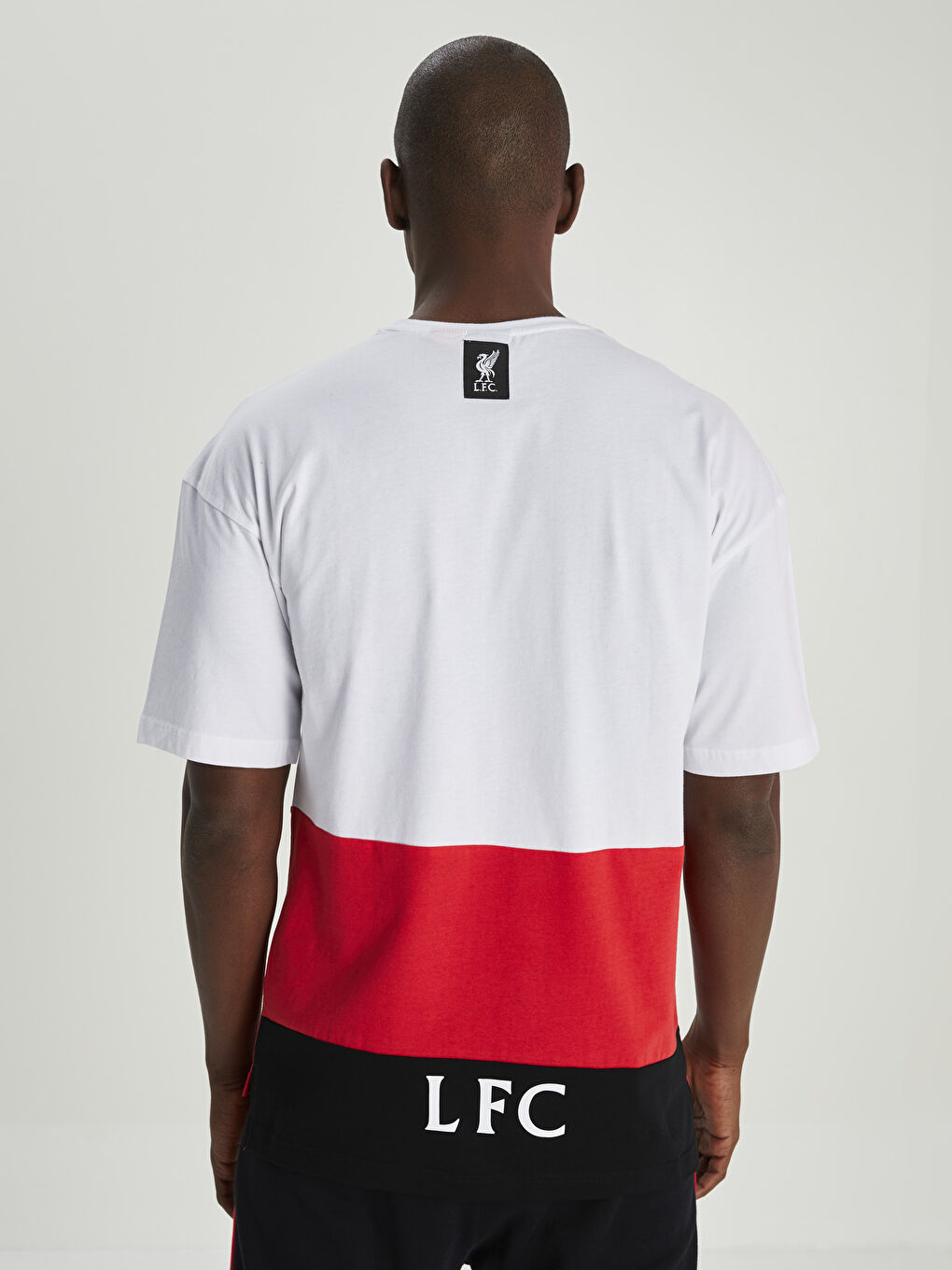 Crew Neck Short Sleeve Liverpool Printed Men's Fan T-Shirt-4