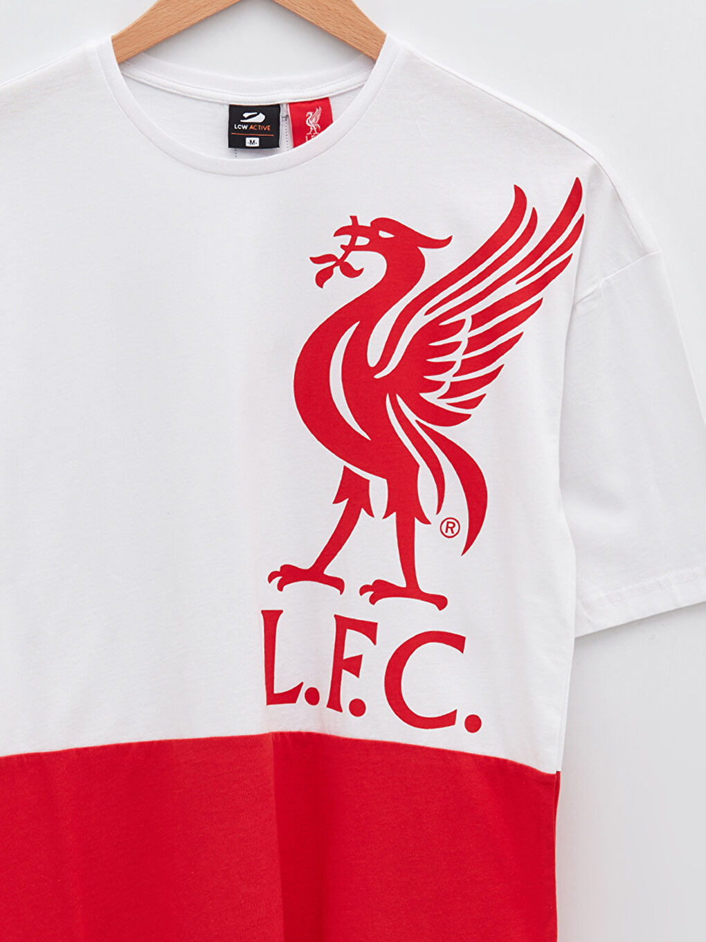 Crew Neck Short Sleeve Liverpool Printed Men's Fan T-Shirt-7