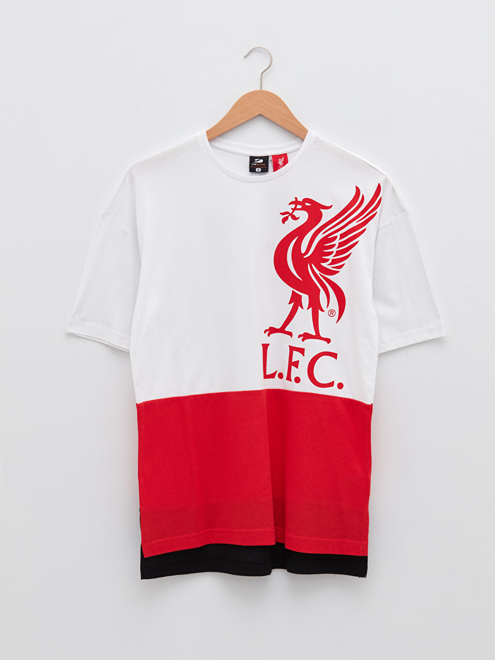 Crew Neck Short Sleeve Liverpool Printed Men's Fan T-Shirt-5