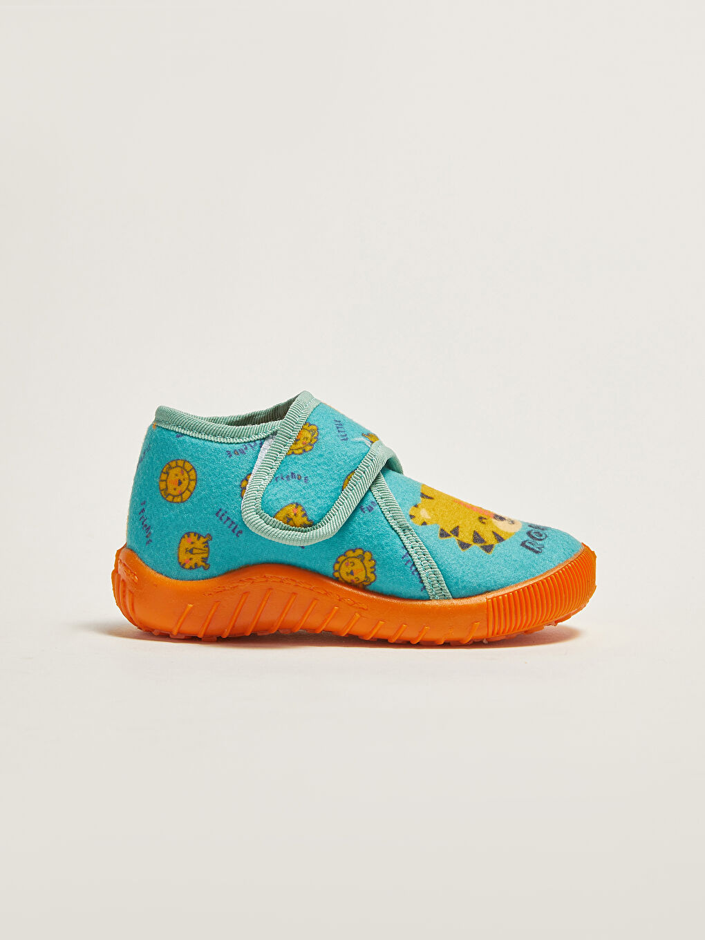 Yeşil Baskılı Cırt Cırtlı Erkek Bebek Panduf-1