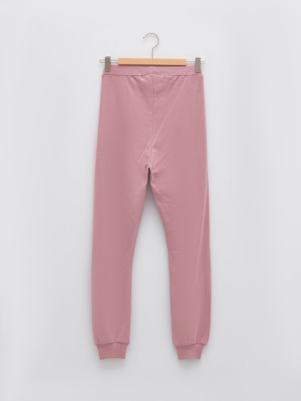 Lila Bisiklet Yaka Düz Kısa Kollu Pamuklu Kadın Pijama Takımı-9