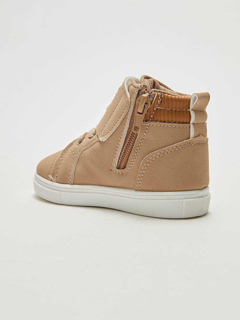 Кестеленген және жүнмен қапталған жапсырмалы ілмек күнделікті бала аяқ киімі-4