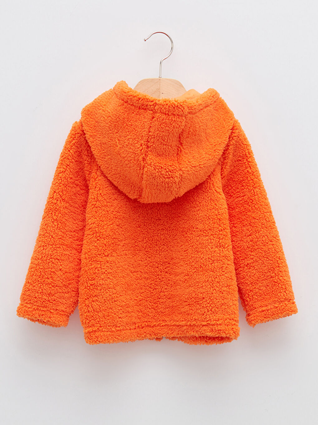 Толстовка на молнии с капюшоном и длинным рукавом из плюша для малыша мальчика-1