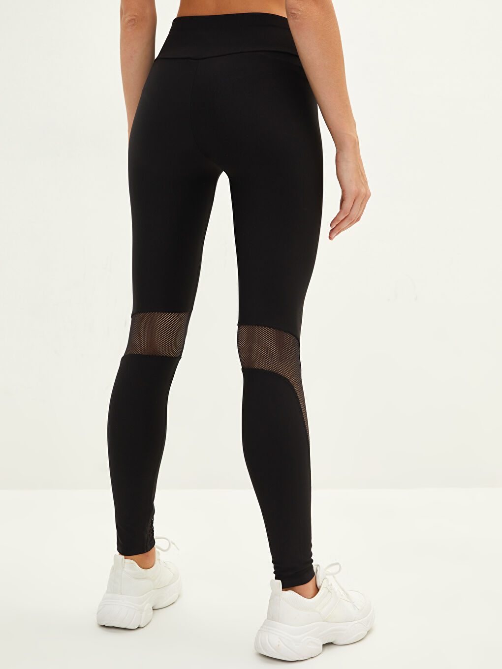 Эластичные Спортивные Леггинсы с Прозрачными Деталями для Женщин-8