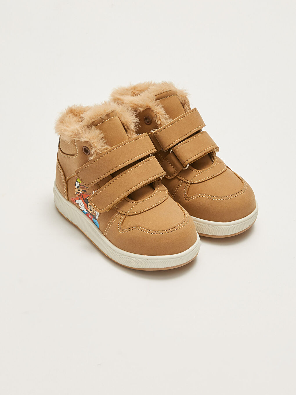 mickey mouse лицензияланған ілмекті және жапсырмалы бекіту күнделікті балаға арналған тобықтан келетін аяқ киім