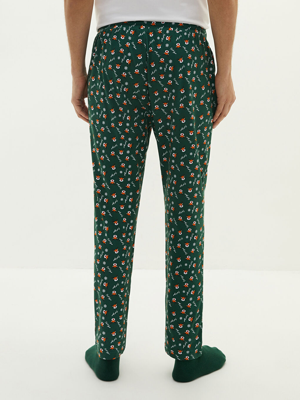 Пижамные Брюки Мужские Стандартного Кроя С Принтом-4