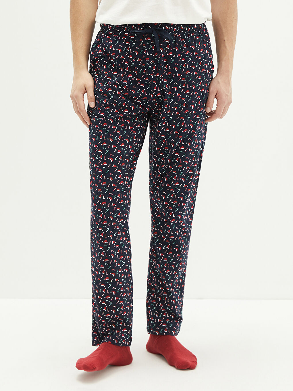 Standard Fit New Year Themed Men's Pyjama Bottoms-3