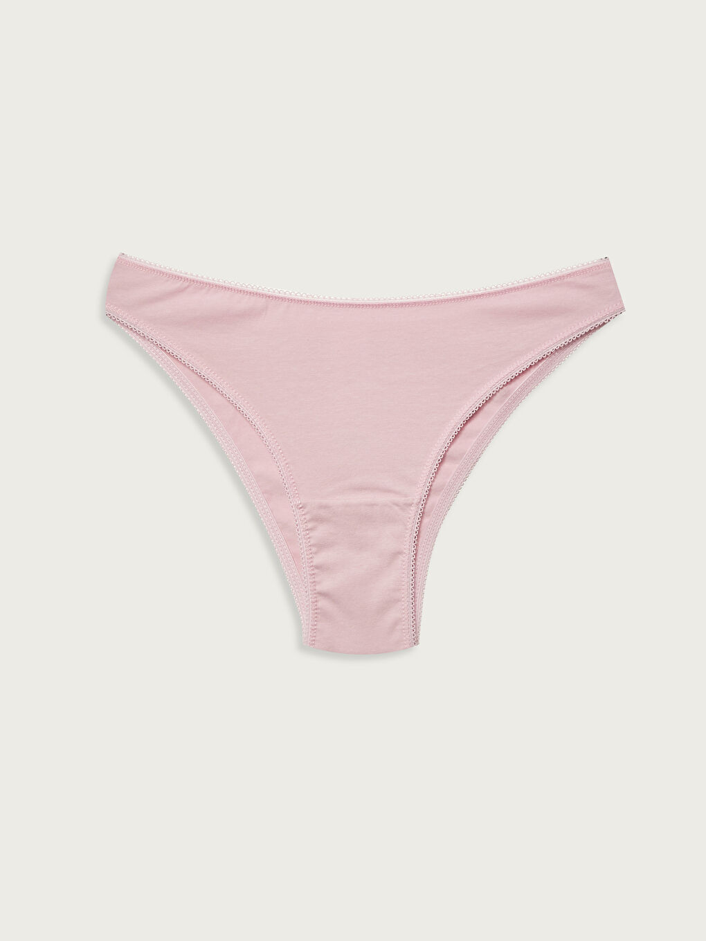 Pembe Düz Bikini Külot