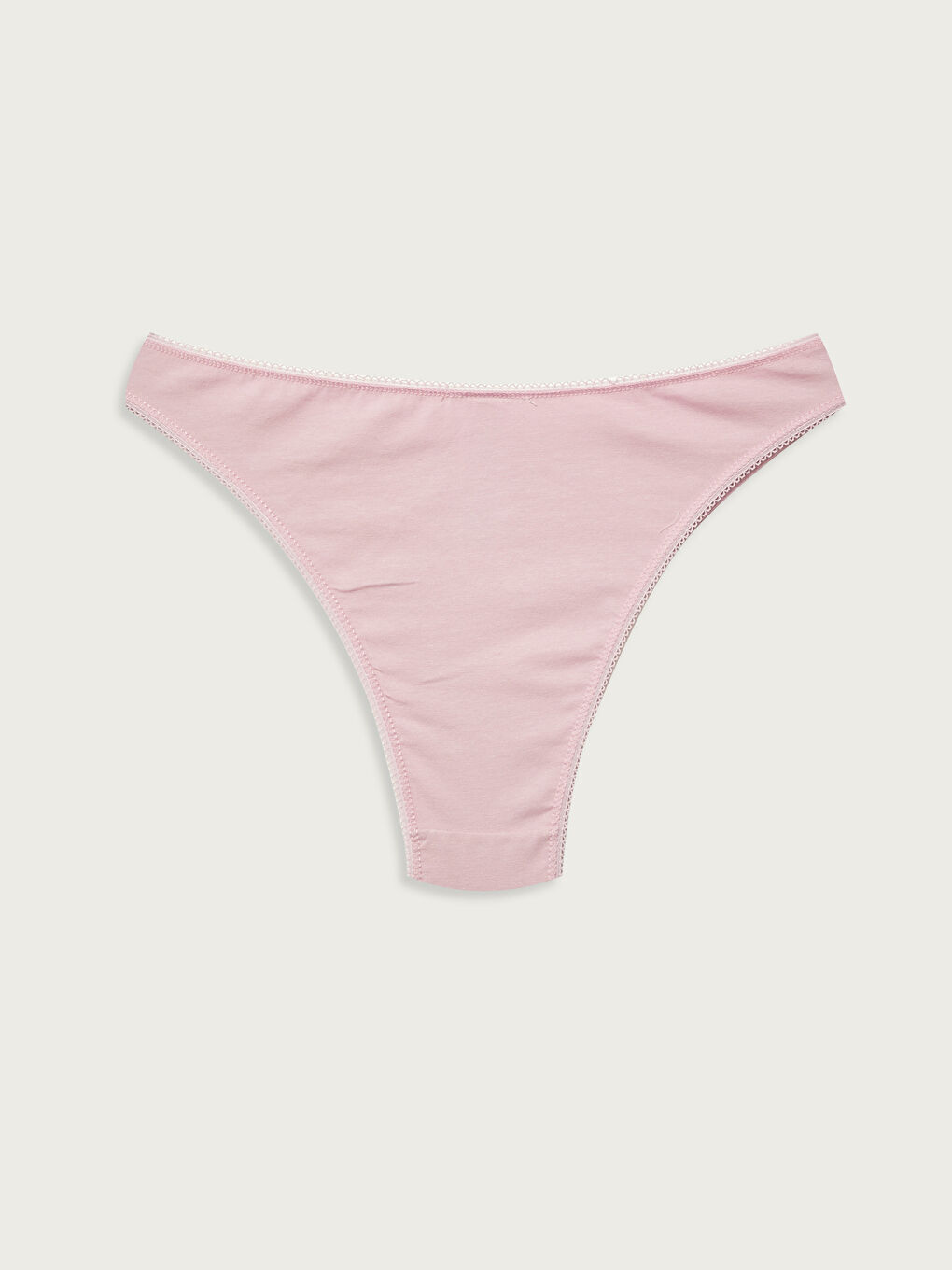 Pembe Düz Bikini Külot-1