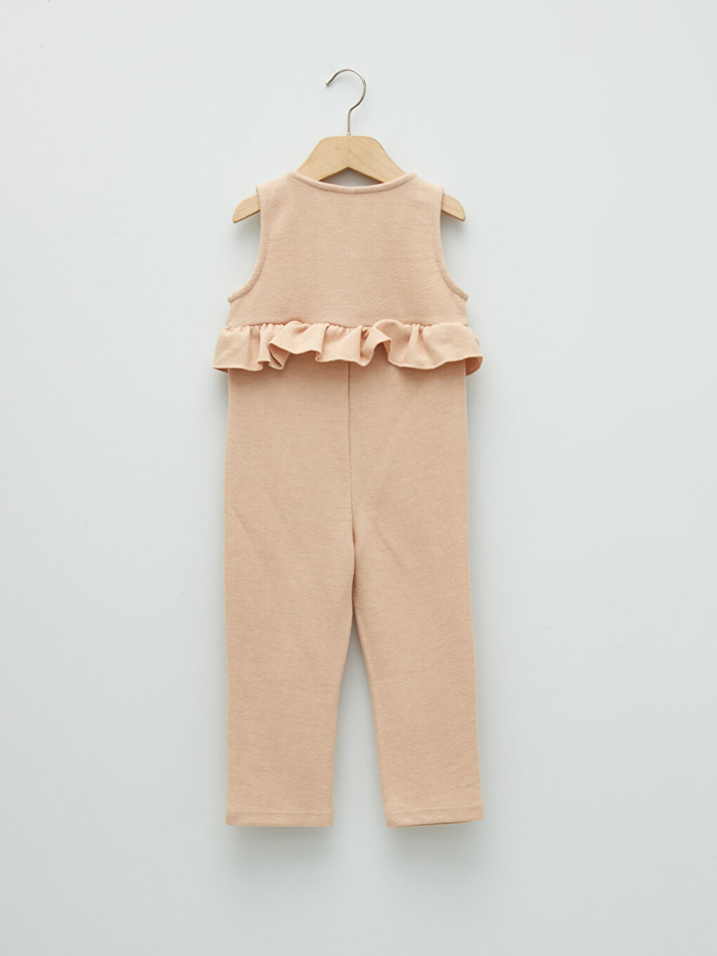 LCW baby Crew Neck Basic Baby Girls' Jumpsuit -W1EE56Z1-L8P