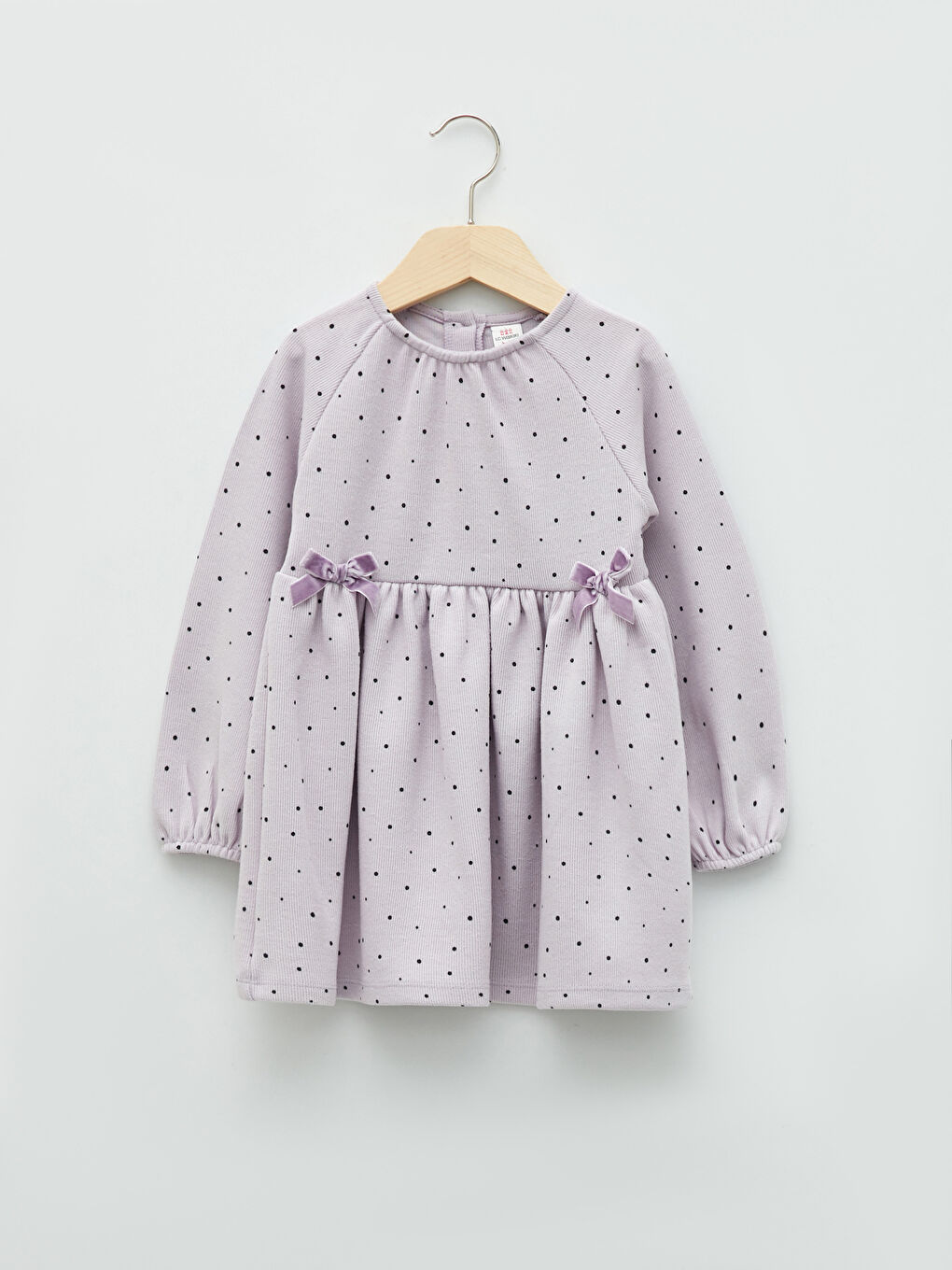 Robe Bébé Fille à Manches Longues Et Col Rond