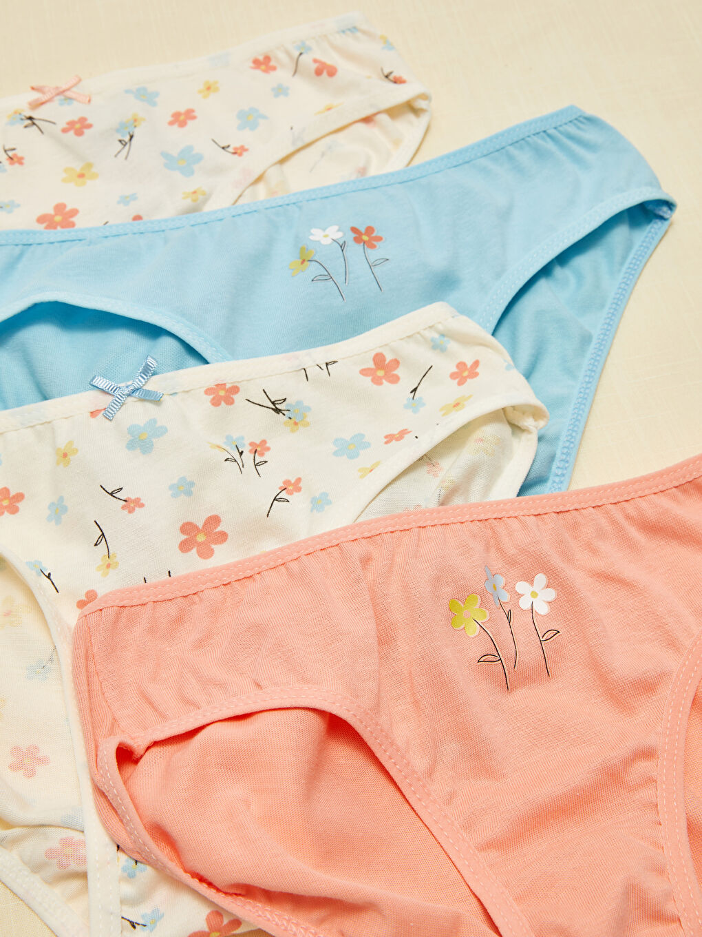 Printed Girl Panties 4 Pieces-1