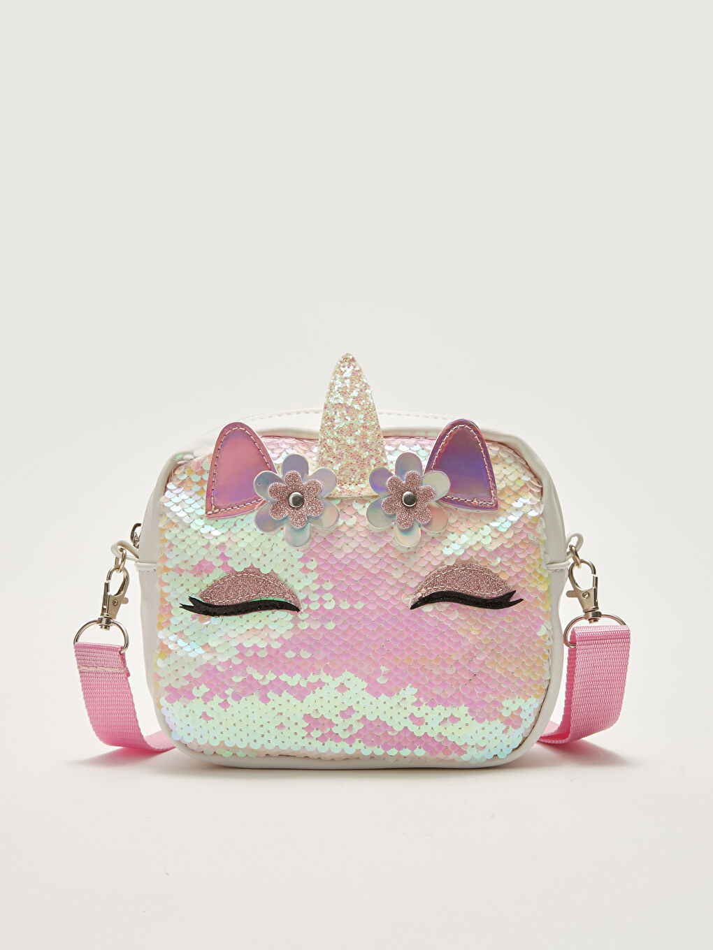 Sequined Shiny Girl's Shoulder Bag-1