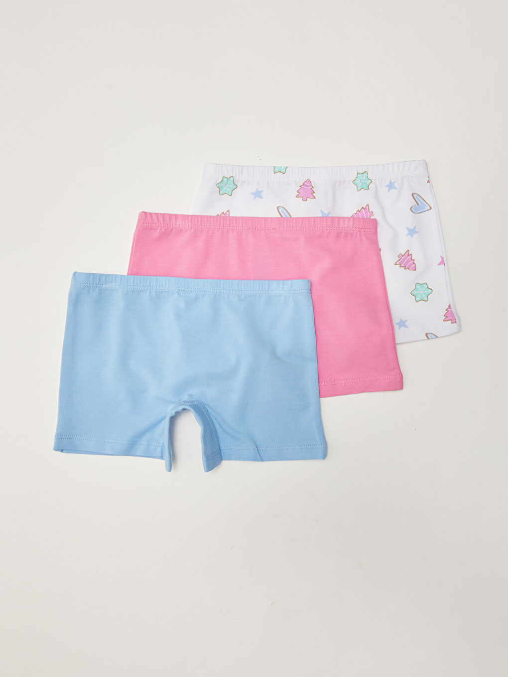 LCW Kids Baumwoll-Boxershorts für Mädchen, 3er-Pack -W1EH40Z4-LU8