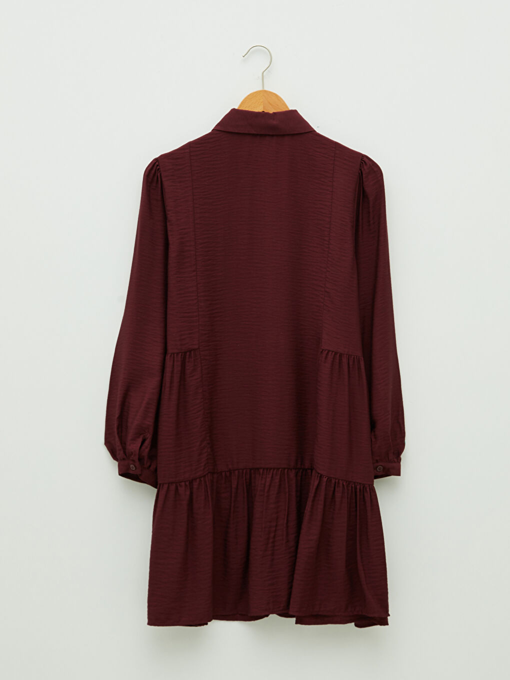 Plain Long Sleeve Women's Shirt Tunic-6