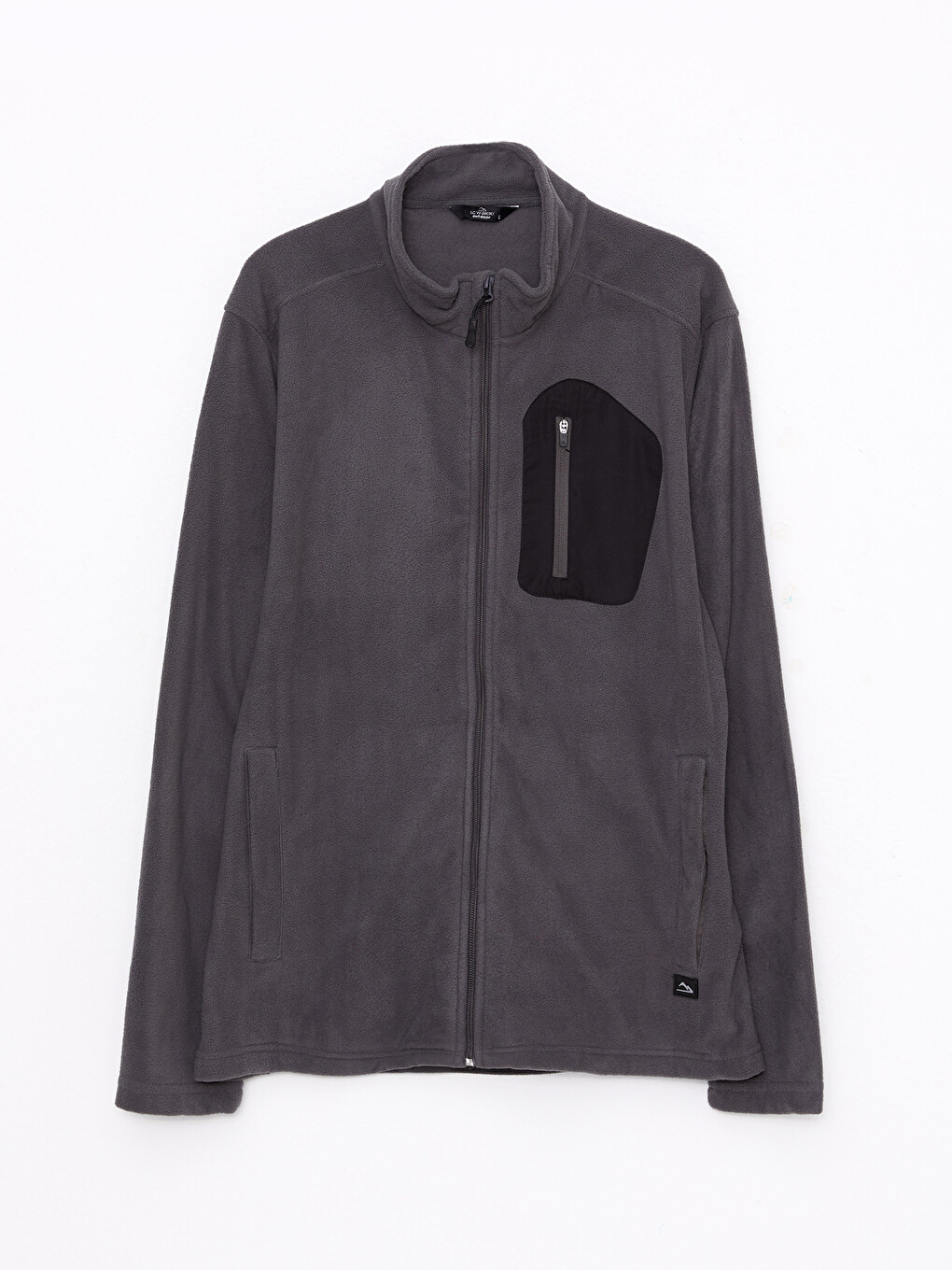 Cardigan De Sport En Polaire À Col Cheminée Pour Hommes Coupe Standard-5