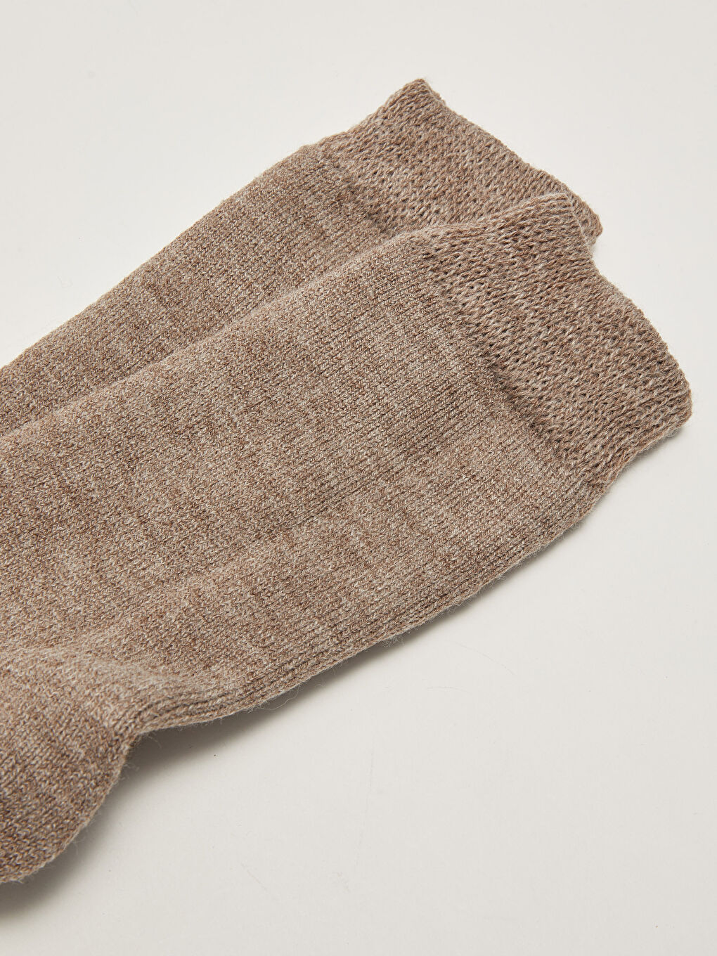 Bej Kalın Termal Erkek Soket Çorap-2