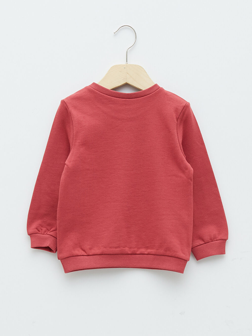 Crew Neck Long Sleeve Printed Baby Girl Sweatshirt 2 Pieces-3