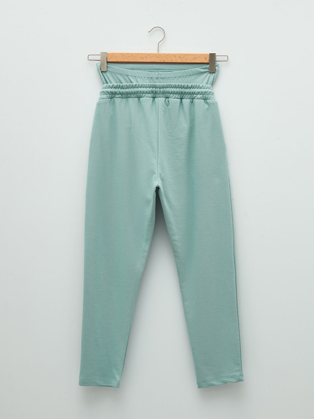 بنطال رياضي عادي بجيوب تفصيلية للحوامل مع حزام خصر فوق البطن-7