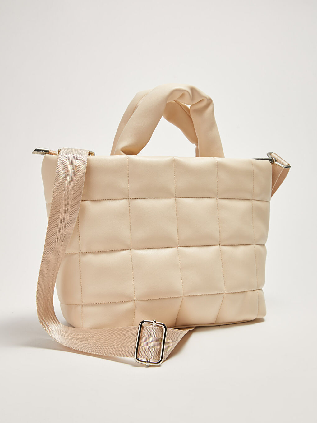 Quilted Patterned Faux Leather Women's Shoulder Bag-1