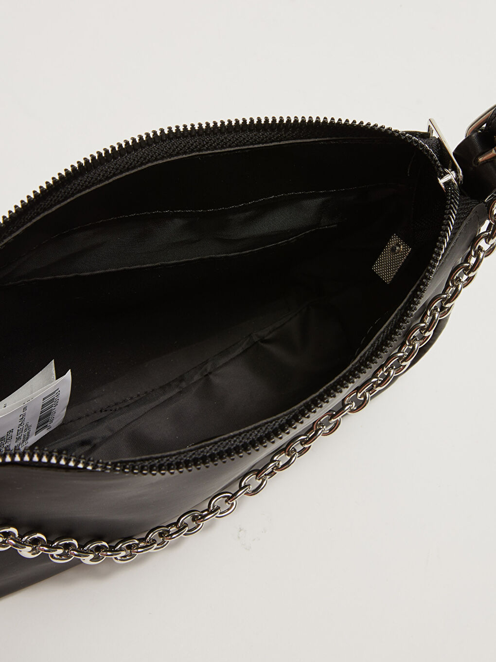 Сумка-багет с цепочкой для женщин-5