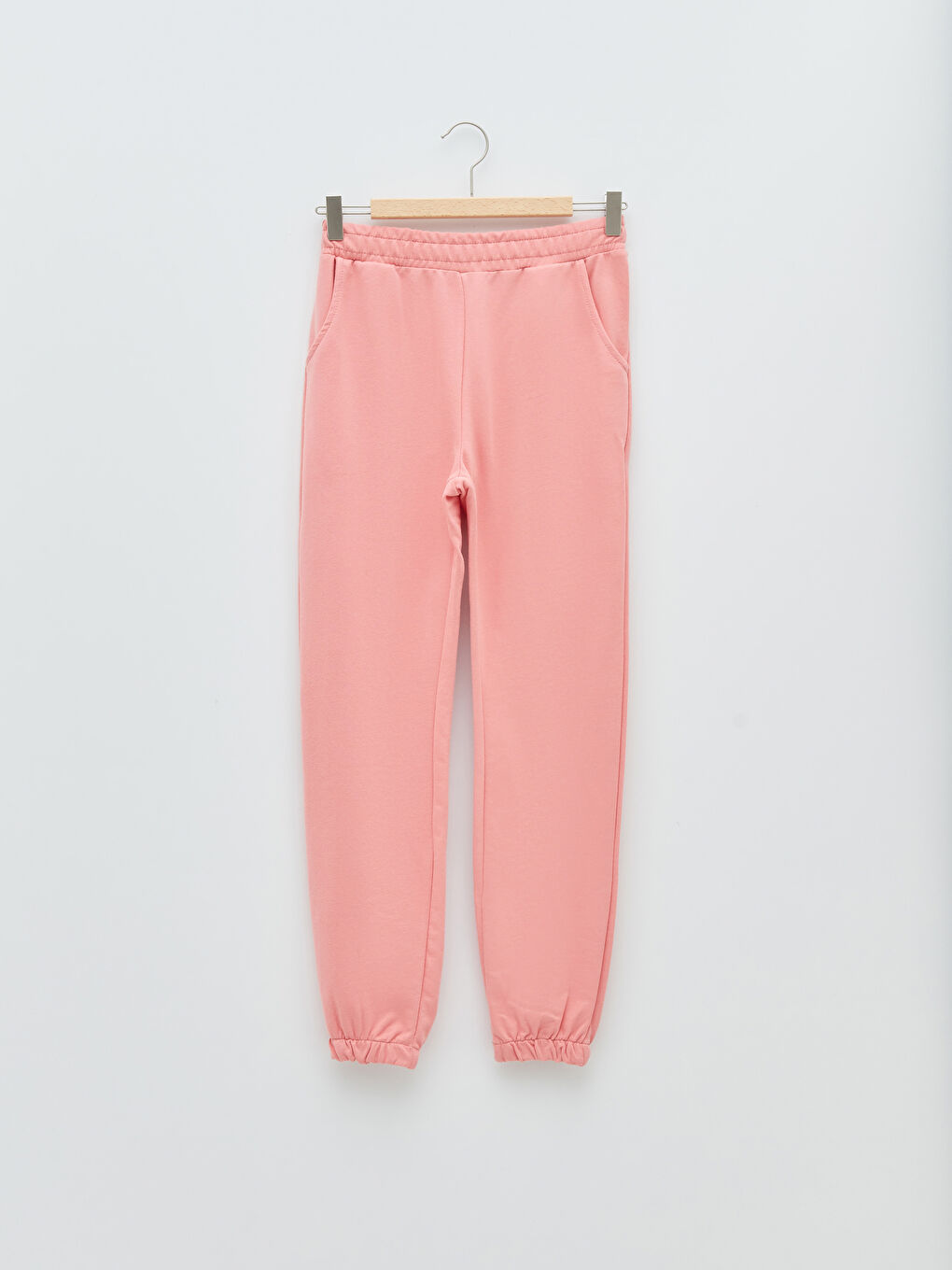 Ekru Bisiklet Yaka Baskılı Uzun Kollu Kız Çocuk Sweatshirt ve Eşofman Altı-3