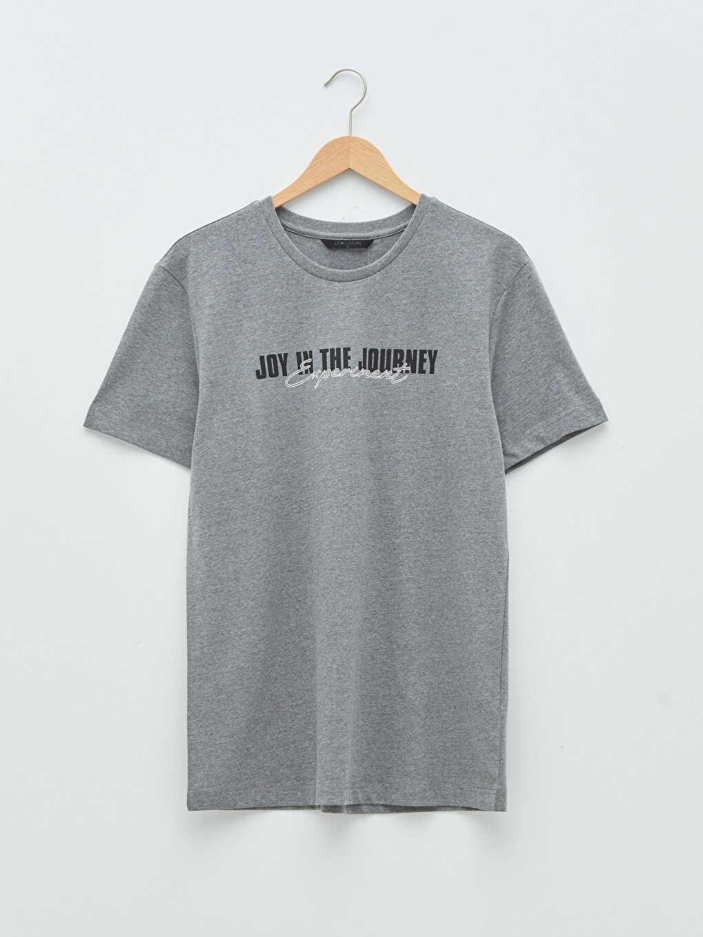 Crew Neck Printed Short Sleeve Men's T-shirt-5