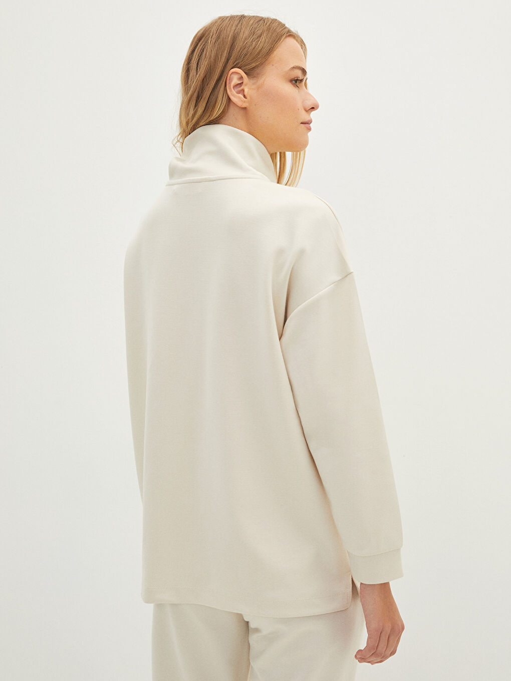 LCW DREAM Hemdkragen Schlicht Langarm Taschen-Detailiertes Pyjama-Oberteil für Damen -W1EP53Z8-FVU