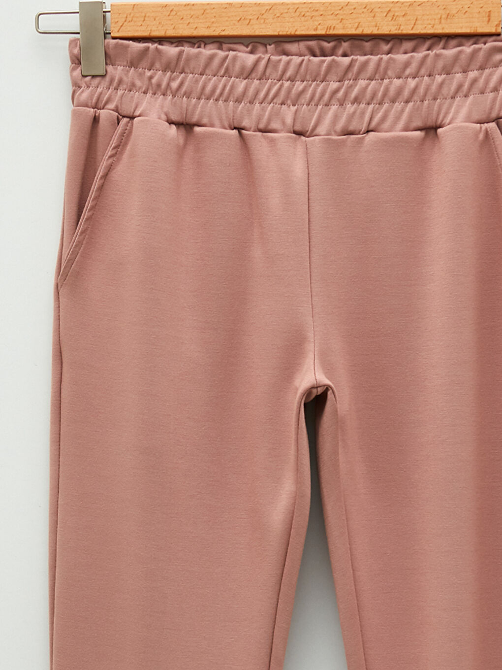 Pantaloni de Pijama pentru Femei cu Talie Elastică, Croială Regulară și Buzunare-7