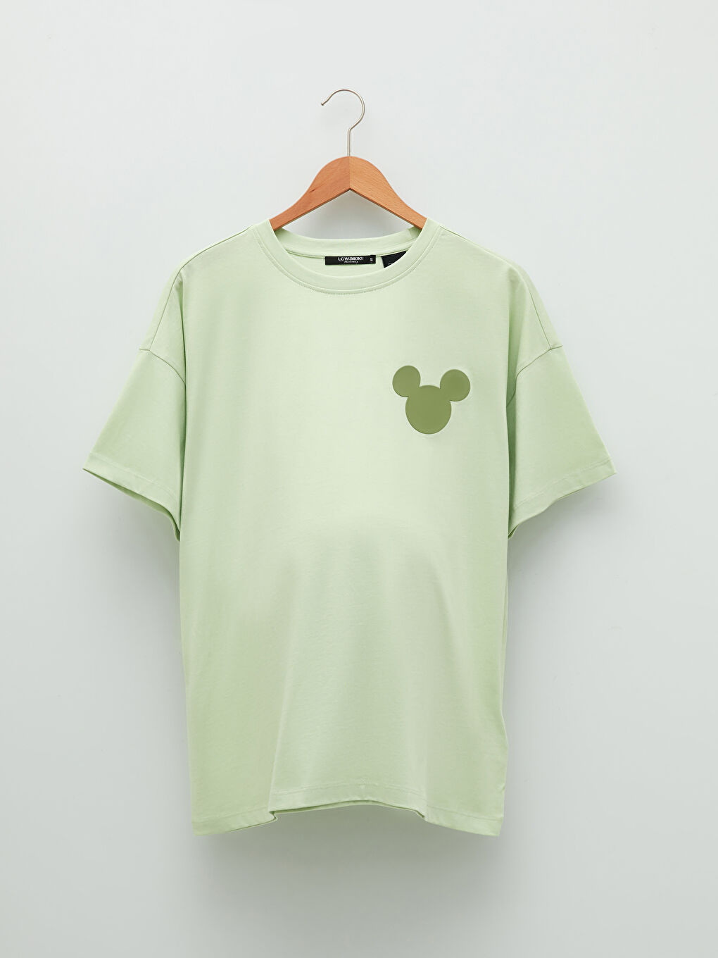 LCW Majica za trudnice sa okruglim izrezom, štampanim motivom Mickey Mouse-a i kratkim rukavima -W1EQ48Z8-FPQ