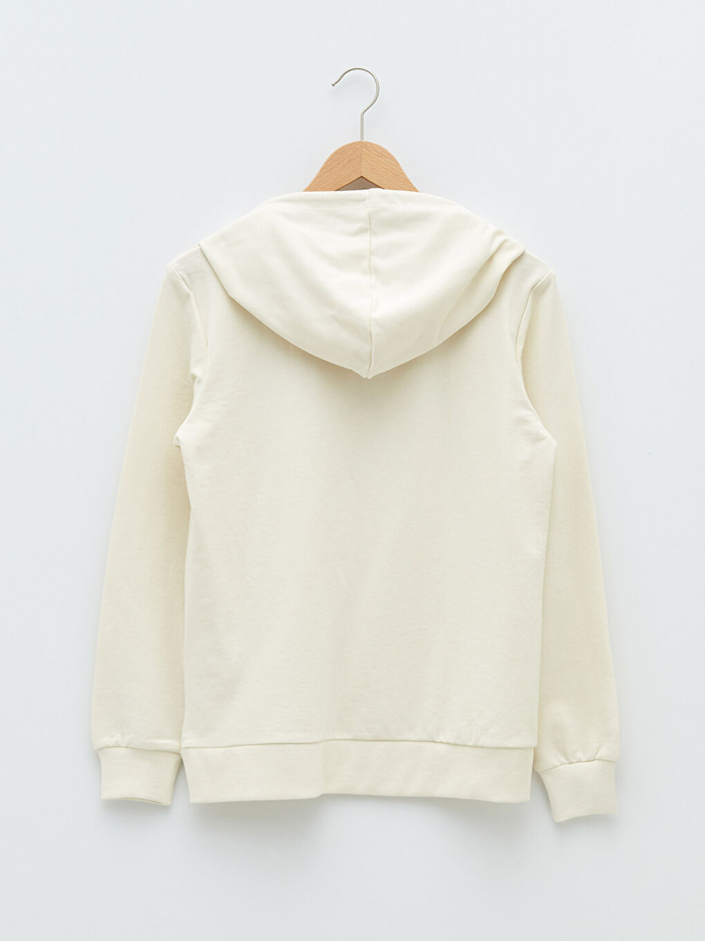 سويت شيرت نسائي مطبوع بغطاء للرأس وأكمام طويلة-6