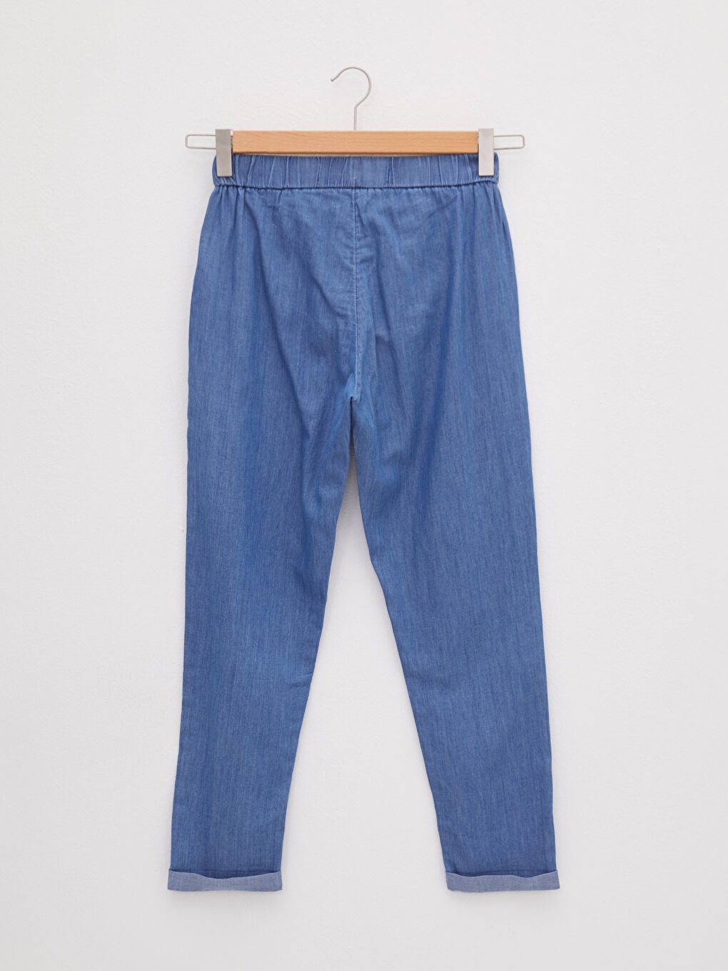 LCW Modest Elastic Waist Pocket Detailed Women's Rodeo Jeans -W1ER25Z8-H45