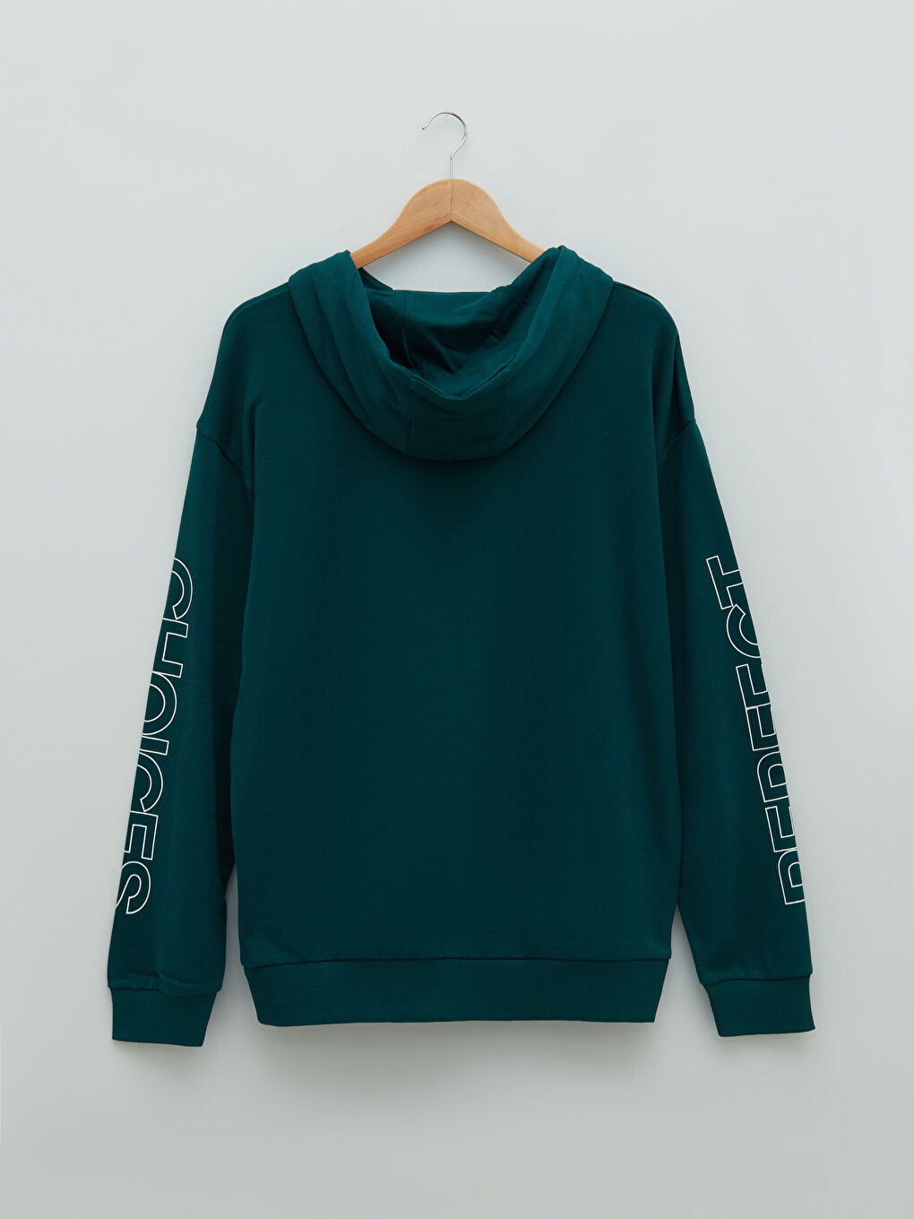 Long Sleeve Printed Thick Men's Hoodie-6