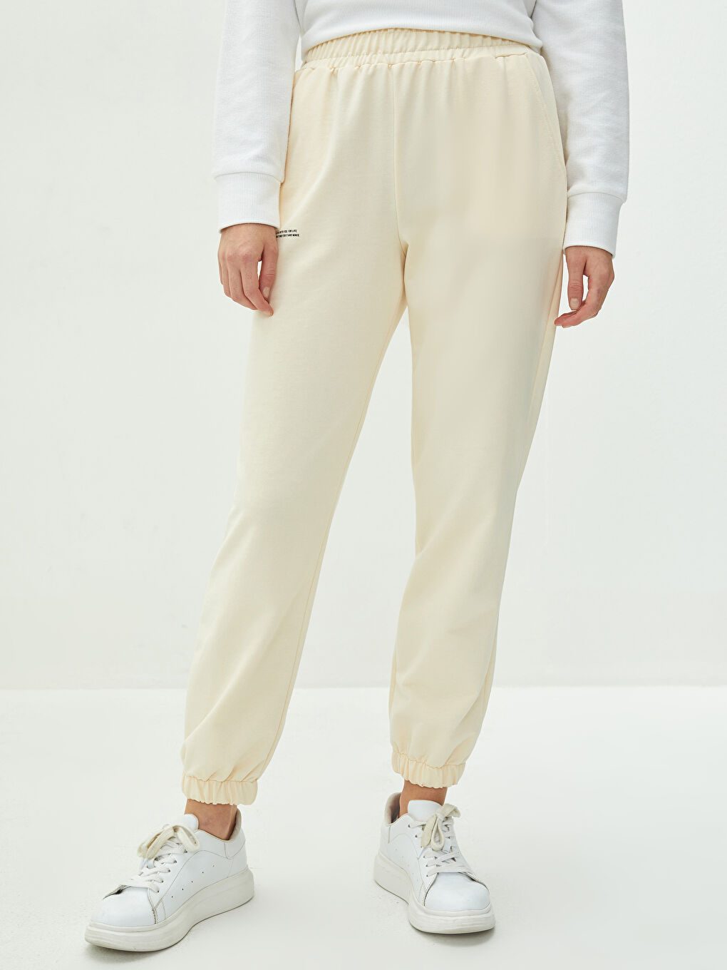 LCW Vision Jogginghose Für Damen Mit Elastischem Bund, Print Und Taschen -W1ER73Z8-FQ8