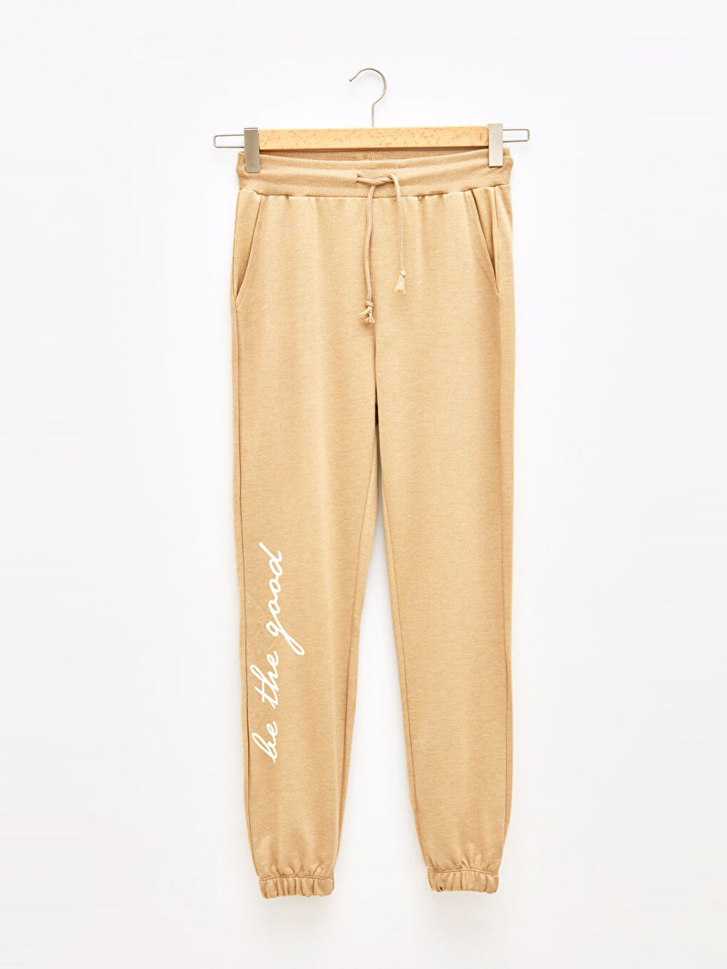 بنطلون رياضي بخصر مطاطي بتفاصيل جيب مطبوع للسيدات-5