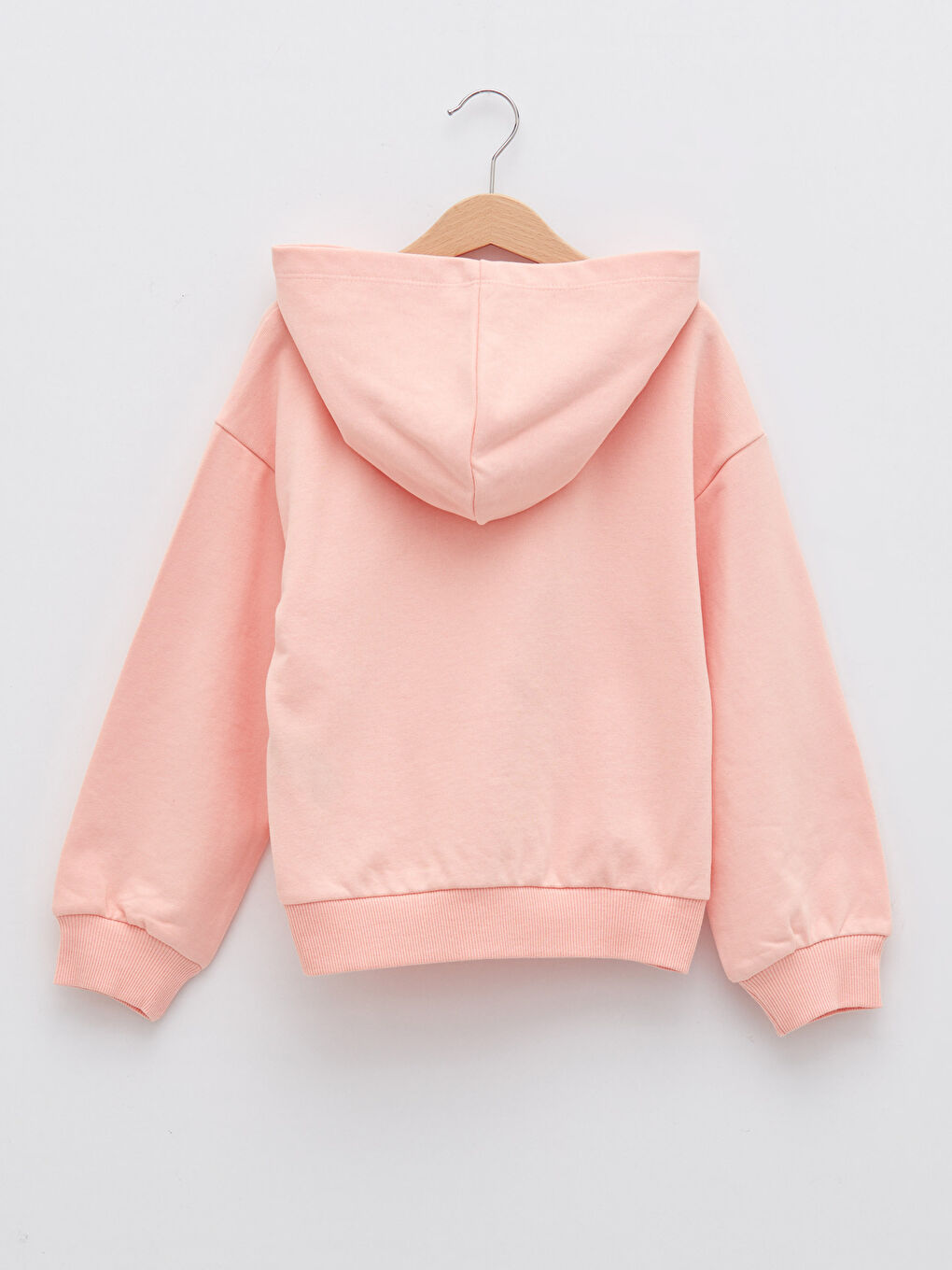 Hooded Printed Long Sleeve Girls' Sweatshirt-1