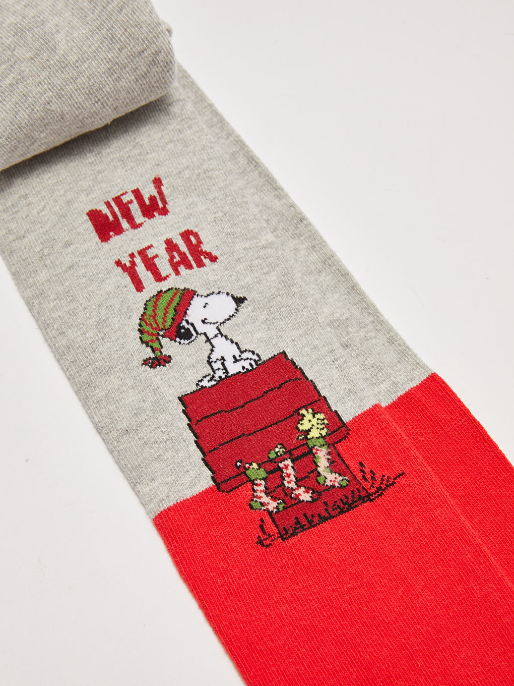 Collants pour Filles à Motif Snoopy Thème Noël-1