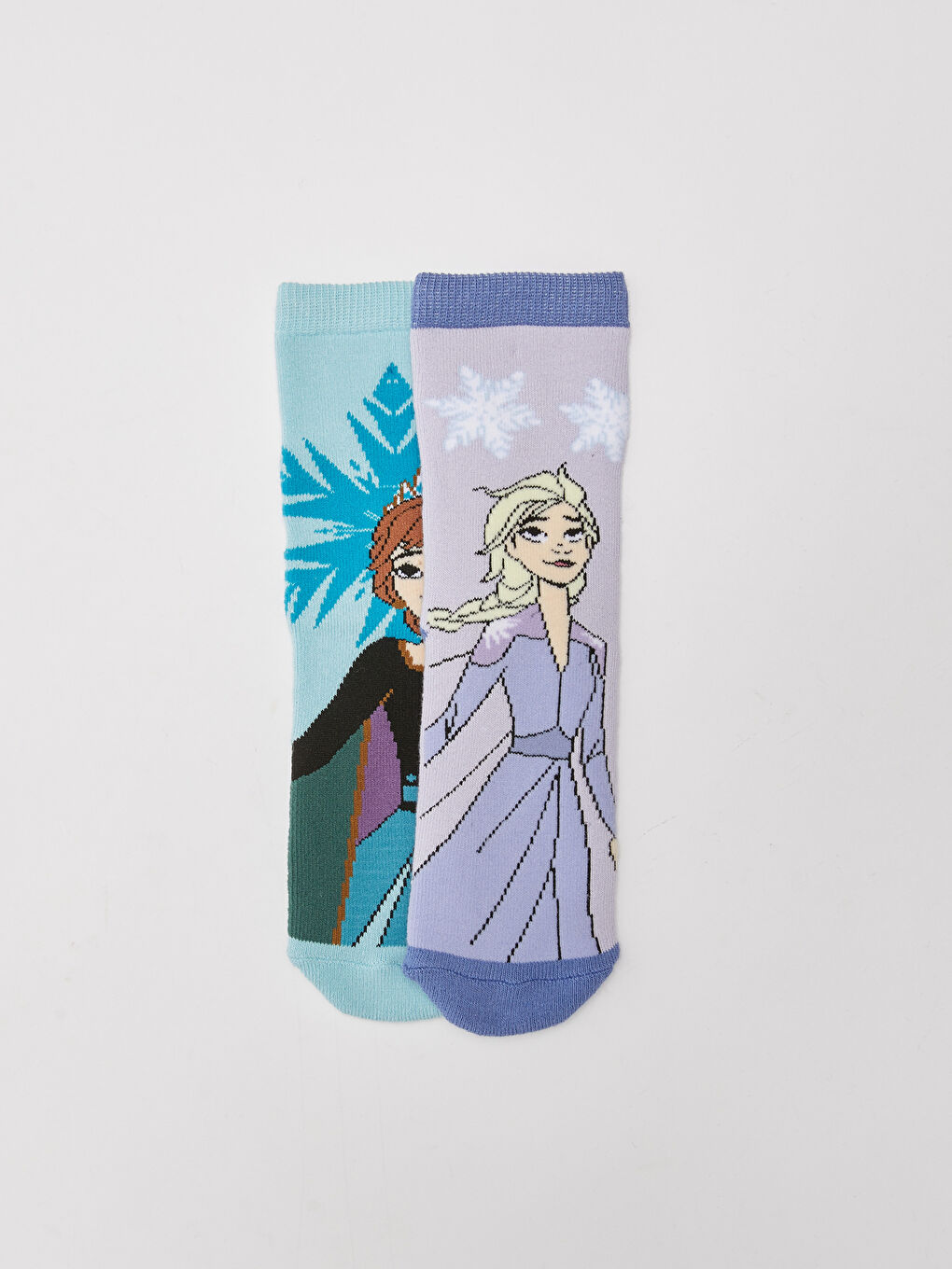 LC Waikiki Frozen Patterned Girl's Socks 2 Pack -W1EU90Z4-J4W