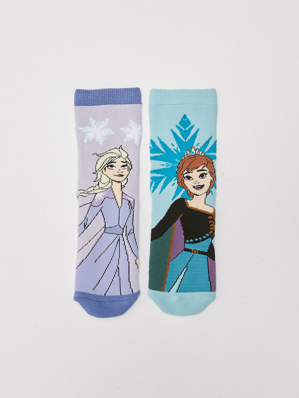 LC Waikiki Frozen Patterned Girl's Socks 2 Pack -W1EU90Z4-J4W