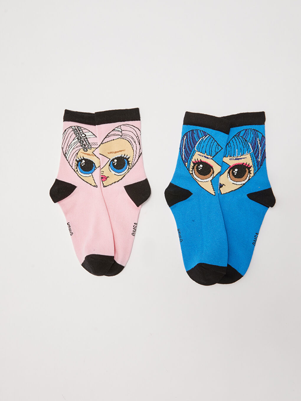 LCW Kids LOL Surprise OMG Licensed Girl Socks 3 Pieces -W1EU99Z4-J0K