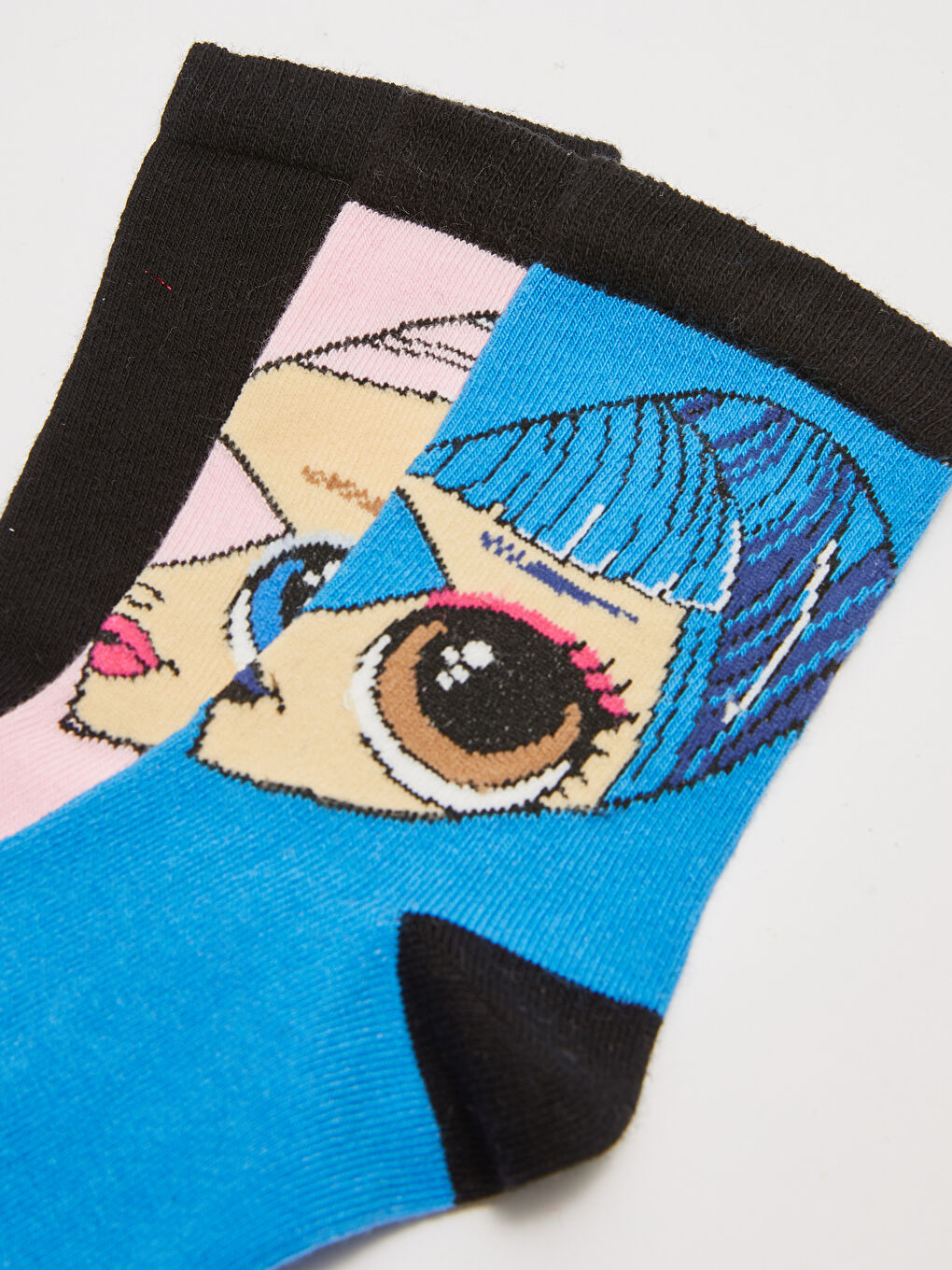 LCW Kids LOL Surprise OMG Licensed Girl Socks 3 Pieces -W1EU99Z4-J0K