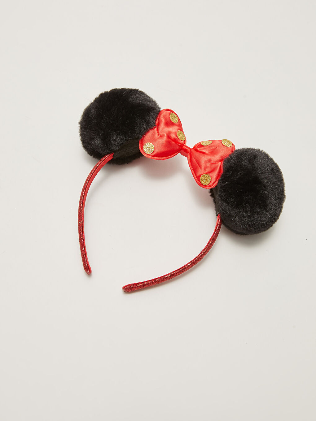 Christmas Themed Girl Minnie Mouse Licensed Pompom Crown-1