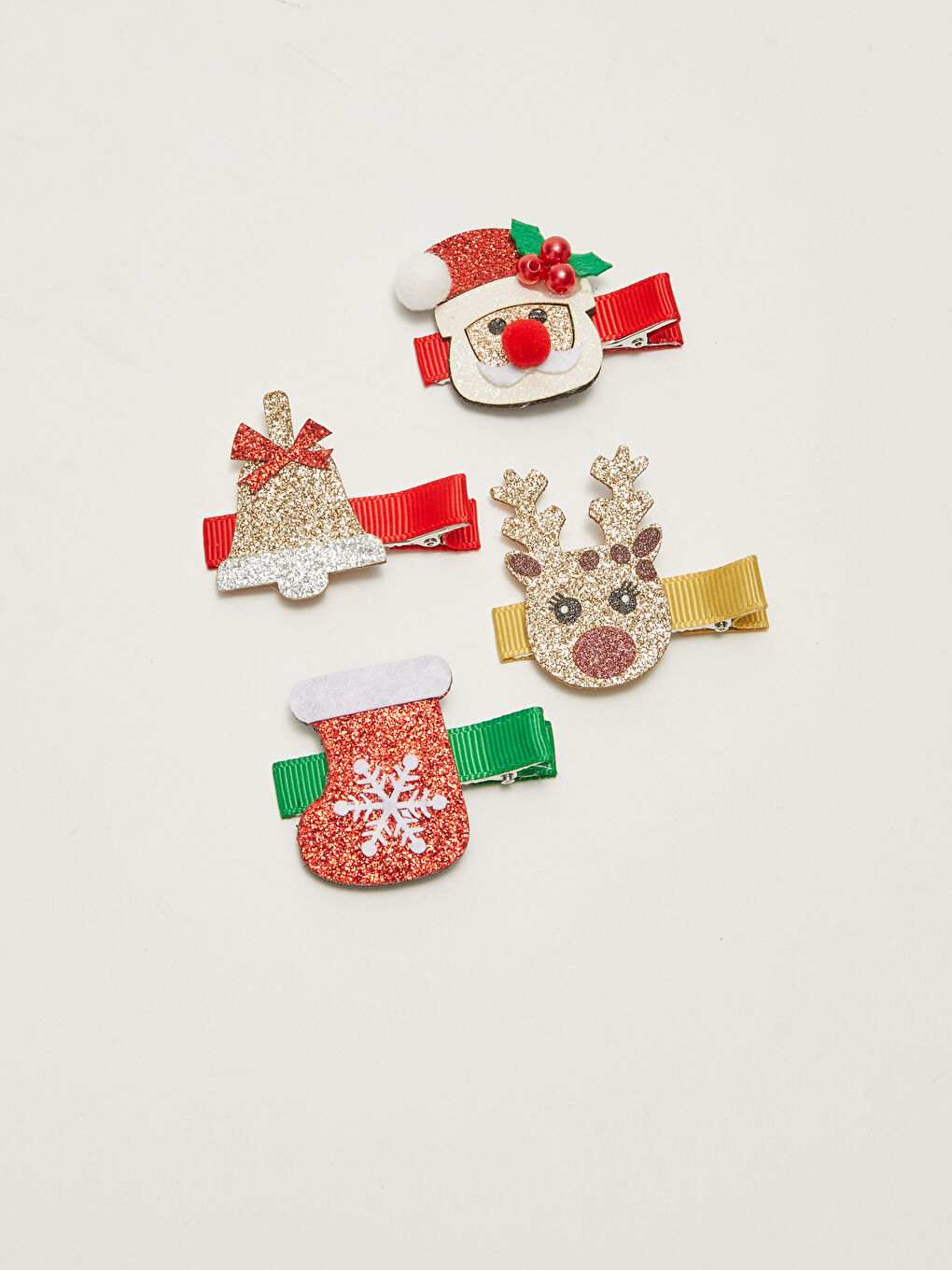 LCW ACCESSORIES Girl New Year Themed Hairclip 4-pack -W1EV25Z4-M0T