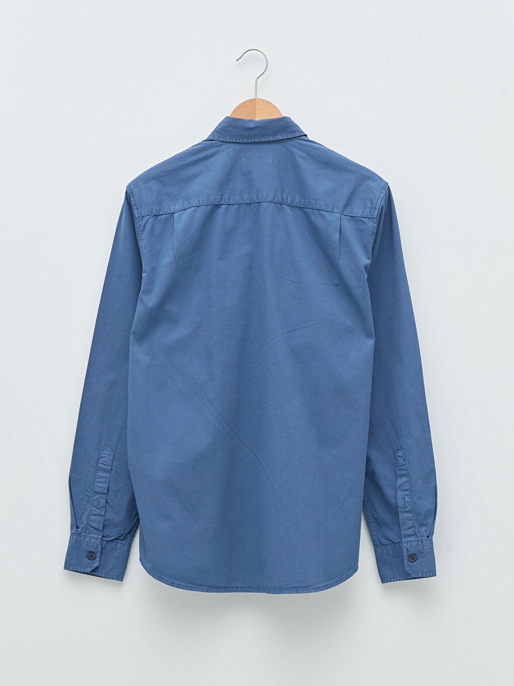 Regular Fit Long Sleeve Gabardine Men's Shirt-6