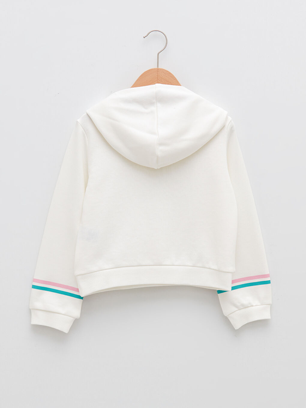 Hooded Marvel Printed Long Sleeve Girls' Sweatshirt-1