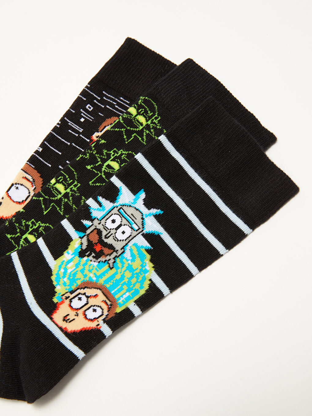 جوارب مطبوعة للرجال من Rick and Morty - عبوة من 3 قطع-2