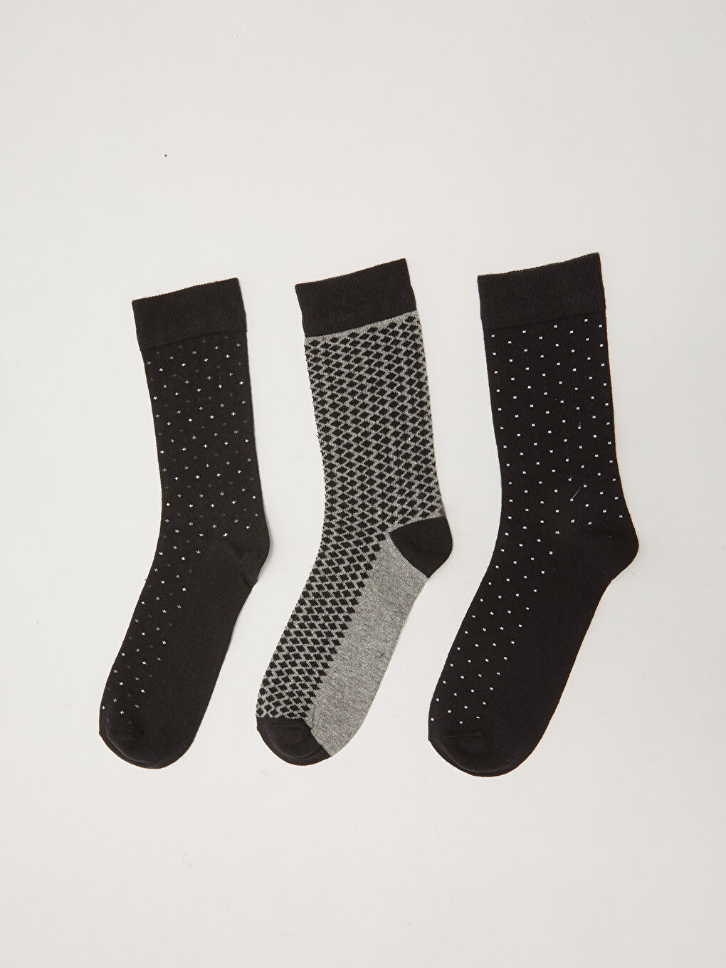 Patterned Men's Ankle Socks 3-packs-1