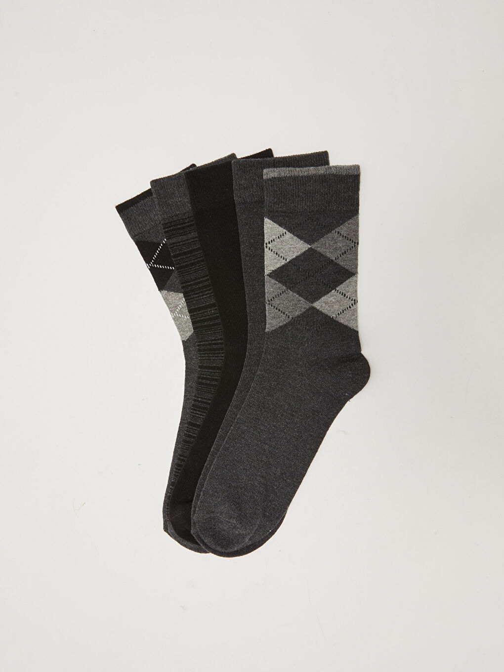 Karışık Desenli Erkek Soket Çorap 5'li