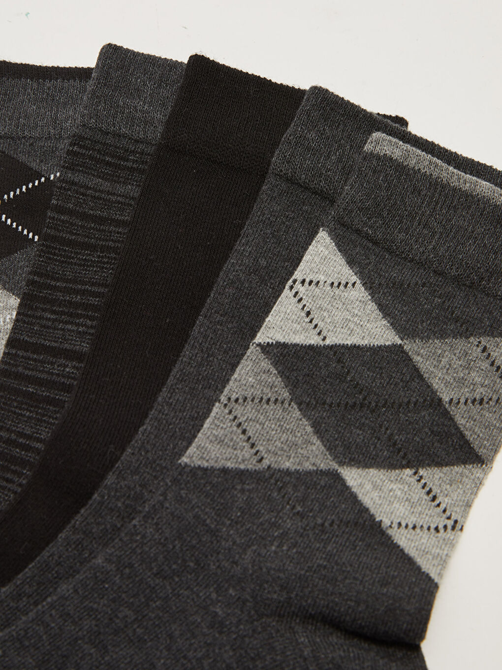 Karışık Desenli Erkek Soket Çorap 5'li-2